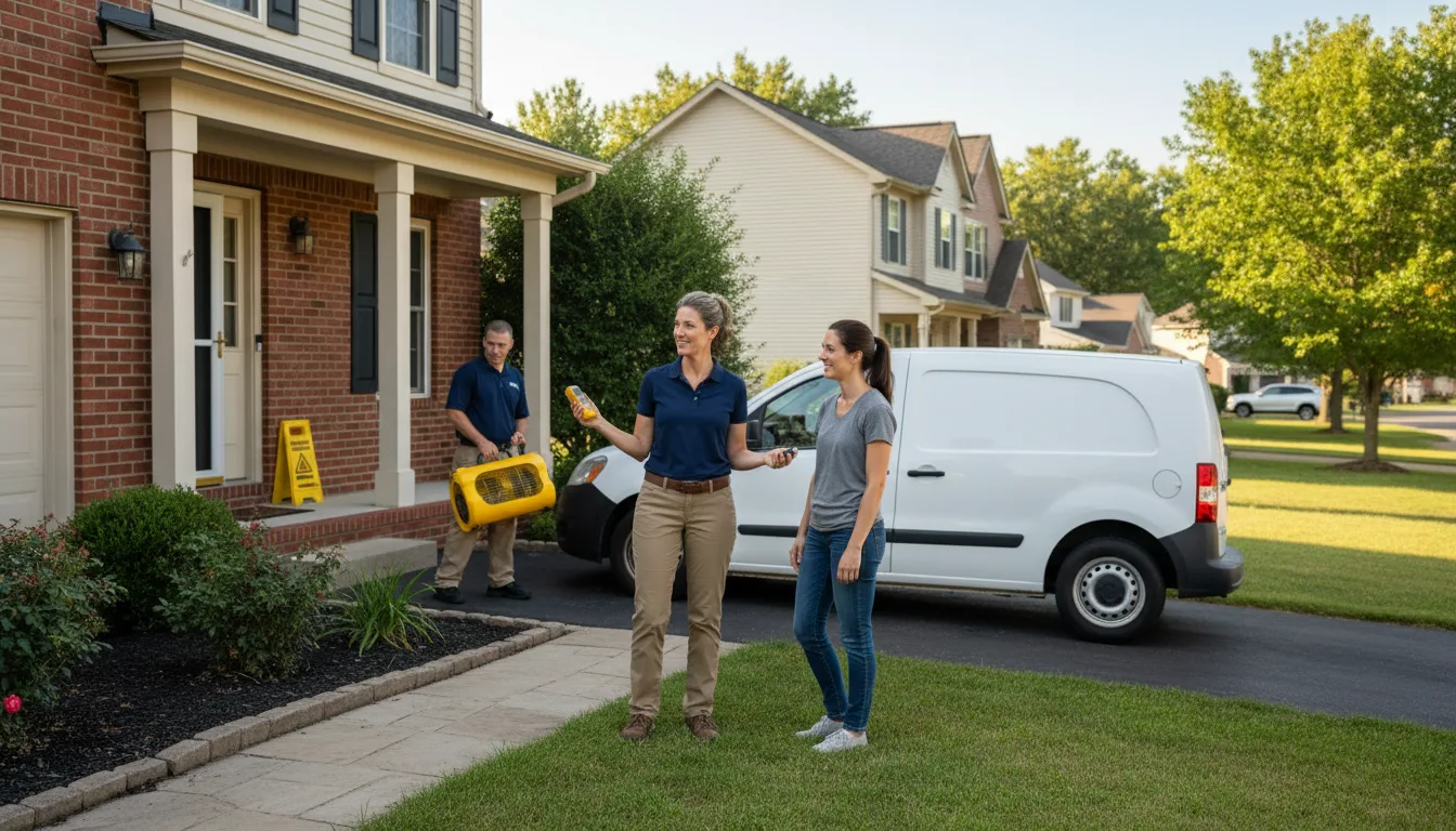 Water restoration image for Dehumidification And Cleanup Services in Beachwood, OH
